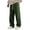 Dark Green, variant on Uwinwear Men's Regular Fit Straight Leg Baggy Jeans Drawstring Elastic Waist Casual Trousers Y2K Denim Pants with Pockets,Purple,XXXL