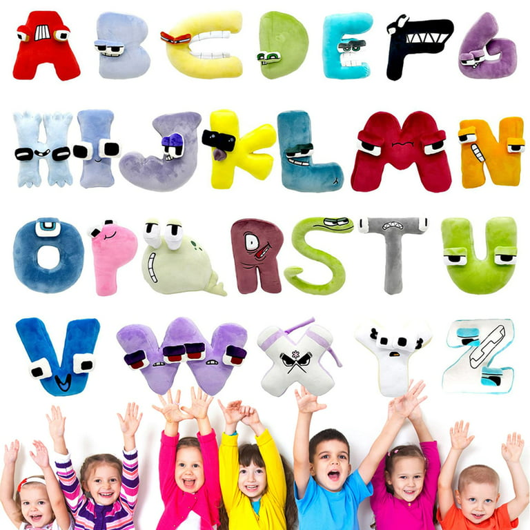  vizethru Alphabet Lore Plush, Alphabet Lore Plush Animal Toys,  Fun Stuffed Alphabet Lore Plush Figure Suitable for Gift Giving Fans  (Friend) : Toys & Games