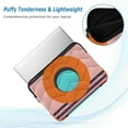thumbnail image 2 of FORMRS 13-13.3 inch Laptop Sleeve Case Soft Carrying Quilted Computer Bag Cover, Orange Circle, 2 of 7