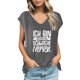 thumbnail image 1 of Gibobby Playera Manga Corta para Mujer Mujeres Casual Impreso Cuello Bajo Color Sólido Camiseta Manga Corta Divertida Camiseta Tops(Gris,G), 1 of 4