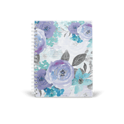 Purple and Teal Flower Journal/Notebook