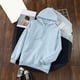 thumbnail image 3 of Gibobby Sudadera mujer, Sudadera casual con capucha para mujer, de manga larga, ligera, con bolsillo(Azul,XG), 3 of 5