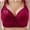 Red A1, variant on TAGOLD Summer Plus Size Bra for Womens,Womens Bra,Woman's Lace Flower Gathered Together Large Size Daily Bra Underwear No Rims
