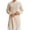 Khaki, variant on Thobe for Men Mens Kaftan Kaftan for Men Kurta Set for Men Caftan Mens Kaftan Thobe Cotton Linen Henley Shirt Long Sleeve Robe Casual Muslim Gown Kurta, Khaki-XXL