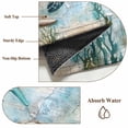 thumbnail image 6 of 2x3 Ft Entryway Area Rug, Sea Turtle Coastal Kitchen Rug Runner Washable Floor Mat, Starfish Coral Summer Beach Non Slip Indoor Door Mat Throw Carpet for Bathroom Living Room Bedroom, 6 of 8