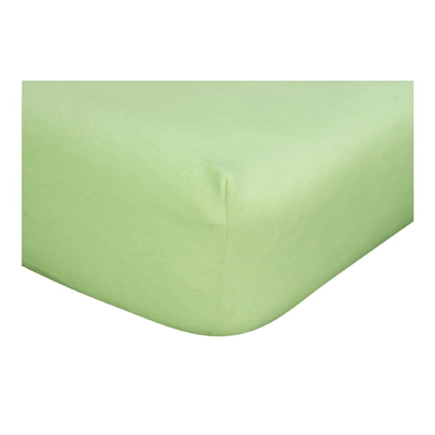 Sage Deluxe Flannel Fitted Crib Sheet Walmart Walmart