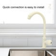 thumbnail image 4 of Water Faucet Sink Faucet Water Tap Kitchen Accessories G1/2in Plastic Single Cold Rotating Kitchen Sink Water Faucet Vertical Water Tap For Home, 4 of 8