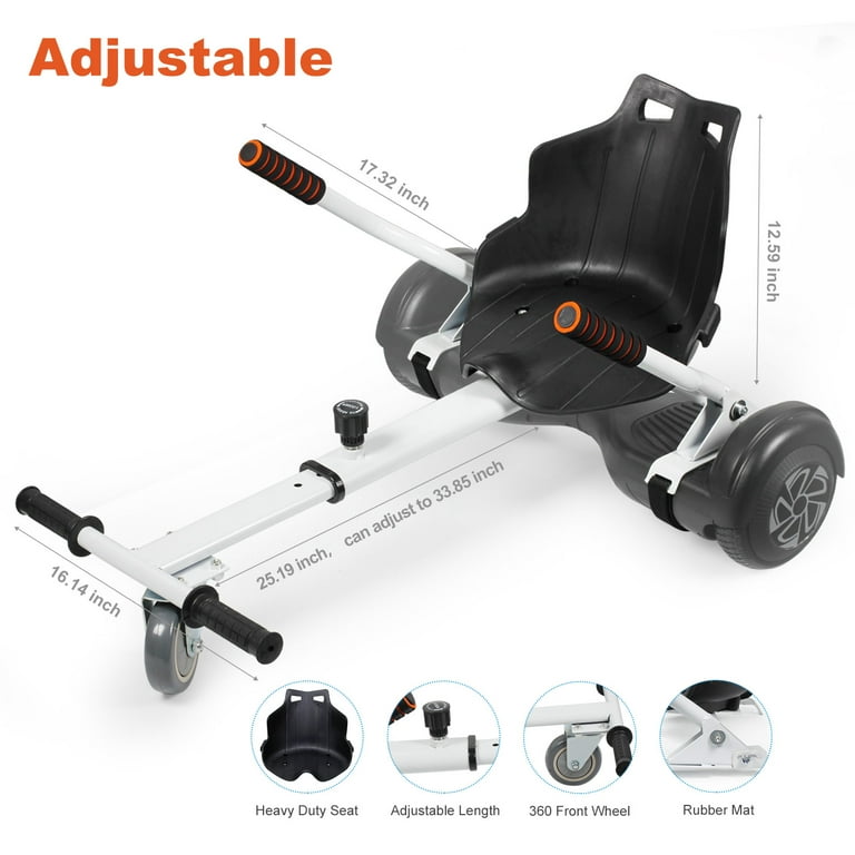 Hovsco Go kart Conversion Kit Adjustable Hoverboard Go Cart Walmart