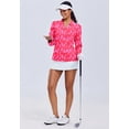 thumbnail image 4 of Pinspark Womens Long Sleeve Workout Tops UPF 50+ Sun Shirts Lightweight Collared Athletic Running Fishing Shirt Quick Dry Golf Polo, 4 of 6