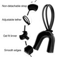 20 Pack Sports Mouthguards with Adjustable Tether, Silicone, Black, 8. ...