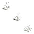 thumbnail image 3 of stanreset 1/2/3 20 Pieces Metal Paper Clip Anti-rust Unfading Solid Color Replacement Home Office File Examination Papers Clips Silver 19mm 3PCS, 3 of 6