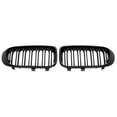 thumbnail image 3 of Unique Bargains Pair Glossy Black Car Front Grille Double Line 4 Door for BMW X3, 3 of 8
