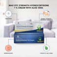 thumbnail image 4 of Westlake Maximum Strength Anti-Itch Cream with Soothing Aloe, Hydrocortisone 1% Cream, Itch Relief for Bug Bites, Eczema, Psoriasis, Poison Ivy, Oak and Sumac, 1 oz (Pack of 2), 4 of 5