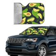 thumbnail image 4 of Bingfone Fresh Avocado Car Windshield Sun Shade Protector Keep Your Vehicle Cool Sun Shield Visor Cover Foldable For Car Truck Suv-Small, 4 of 9