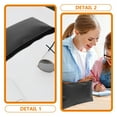 thumbnail image 3 of 2Pcs Leather Cash Bag Portable Documents Bags Zipper Files Pouches File Storage Bags for Men, 3 of 9