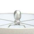 thumbnail image 3 of Desert Fields Textured Ceramic Striped Table Lamp with Shade, 23", Cream and Grey, 3 of 3