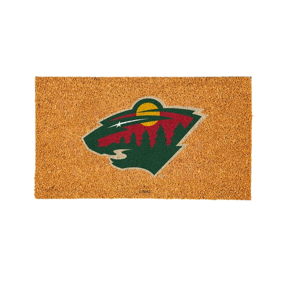 Minnesota Wild 28" x 16" Logo Turf Mat