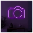 thumbnail image 2 of Letrero De Neón Con Forma Cámara, Diseño Minimalista, Ideal Para Estudios Fotográficos, Brillo Ajustable, 38cm, 2 of 3