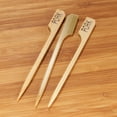 thumbnail image 2 of BambooMN Pork Meat Marking Bamboo Paddle Skewer Picks - 3.5" (8.9cm) - 1,000 Pieces, 2 of 5
