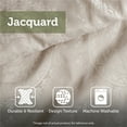 thumbnail image 7 of Madison Park Bennett Geometric 7-Piece King Jacquard Comforter Set, Grey, 7 of 7