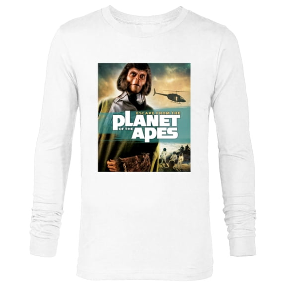 Escape from the Planet of the Apes 1971 Dr Zira Movie Poster - Long Sleeve T-Shirt for Men - Customized-White