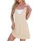 thumbnail image 2 of mfyjkho Vestidos casuales para mujer, Vestido de moda holgado con escote en V, sin mangas, en color liso, para mujer Vestidos de fiesta para mujer l, 2 of 8