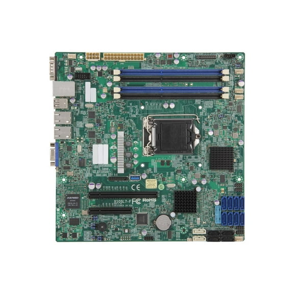 Supermicro MBD-X10SL7-F Micro ATX Server Motherboard LGA 1150 Intel C222 DDR3 1600 (MBD-X10SL7-F-O)