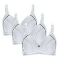 thumbnail image 2 of successthop 3 Pack Plus Size Bras for Women No Underwire Wireless Push up Bra Cute Comfy Bralette, 2 of 4