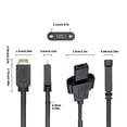 thumbnail image 3 of 10Gbps 20Gbps Type E to USB 3.2 Gen 2 Female Front Panel Data Transfer Extension Cable for Professional Laptop Use, 3 of 8