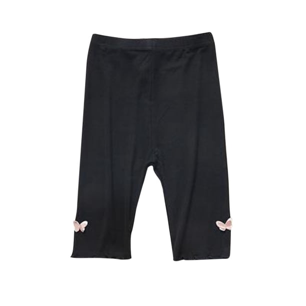 Odeerbi 1-9 Años Niñas Pantalones Cortos Para Bicicleta Modal Safety Under Dress Slip Shorts Pantalones Cortos de Verano Para Danza Yoga Bermudas Leggings Pantalones