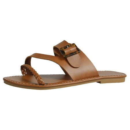 

Ladies Shoes Comfortable Flat Slippers Fashion Soft Beach Sandals Slippers Solid Color Flat Slippers
