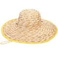 thumbnail image 1 of Sombrero de playa para mujer y hombre, de ala ancha, estilo occidental, para fiestas, tejido de 45 cm., 1 of 8