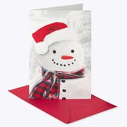 American Greetings Christmas Boxed Cards Festive Snowman (Magic & Wonder) 18-count