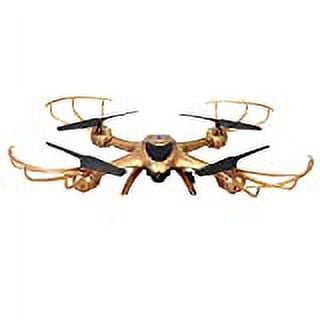 MJX MJX X401H FPV Quadcopter Drone with Altitude-Hold Easy to Fly RC Real Time Transmission HD Camera RTF Explorer Copter, Left and Right Hand Switch Mode Predator, Golden Color
