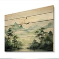 thumbnail image 2 of Designart "Oasis of Serenity I" Countryside Print on Natural Pine Wood, 2 of 5