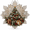 A5(12in), variant on Christmas Pearl Diamond Painting Suncatcher Kit, DIY Pearl Craft Ornament with Snowflake Lace Edge, 8 and 12 Inch Holiday Diamond Art Hanging Decor Gift