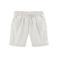 thumbnail image 1 of Women Elastic Waist Bermuda Shorts Plus Size Short Trouser Pocket Cropped Sport, 1 of 3