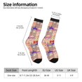 thumbnail image 2 of Rateoe Cute Lamas for Women Casual Calf Socks - Cute Crew Socks - Thin Soft Above Ankle Socks Size 5-11, 2 of 6