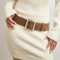 thumbnail image 4 of Previn Women's Autumn Adjustable Belts All Seasons Belt For Dress Metal Buckle Chunky Metal Buckle 2025 Belt Khaki X-Small-Large, 4 of 5