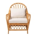 thumbnail image 3 of bali & pari Reina Boho Arm Chair, Square, Light Honey, 3 of 10