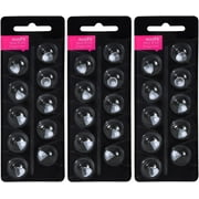 Hearing Aid Domes for Oticon Replacements,Oticon Minifit Single Vent Bass Domes (8 mm/3 Pack）,Universal Domes for Oticon Hearing Aid Supplies