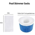 thumbnail image 3 of Pool Skimmer Socks, Pool Saver Socks Net for Skimmer Basket, Ultra Fine Mesh Screen Liner Skimmers Cleans Debris and Leaves for Swimming Pool Basket, 3 of 6