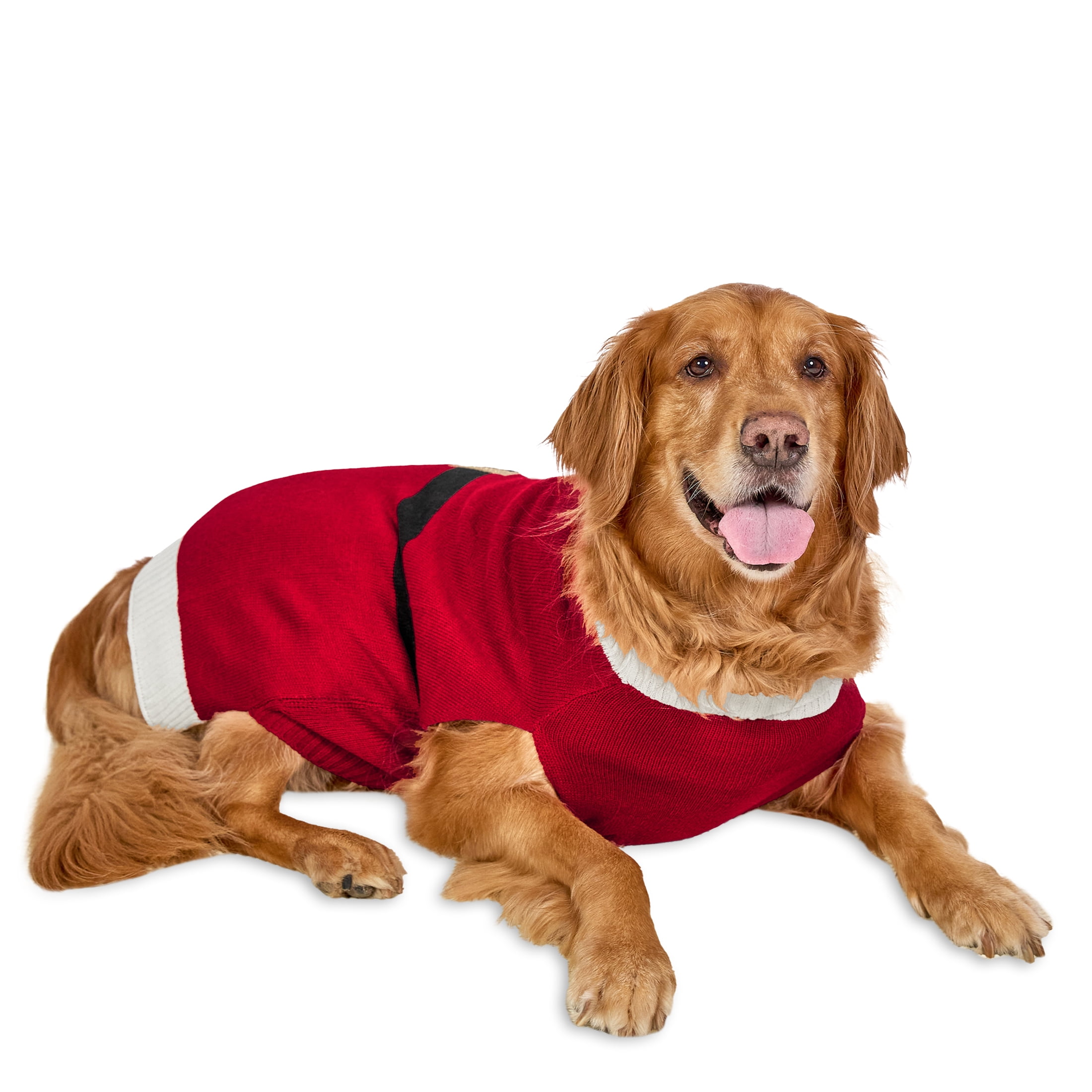Vibrant Life Dog Sweater, Santa, Red, Extra Large