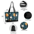 thumbnail image 2 of FORMRS Canvas Laptop Tote Bag for Women with 15.6" Computer Compartments Shoulder Handbag, Oranges Pattern, 2 of 7