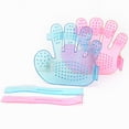 thumbnail image 2 of Methold Guante de masaje para baño de mascotas, ducha de baño de goma, cepillo para lavar el cabello, guante de masaje para baño, Suministros para perros Rosa, 2 of 6