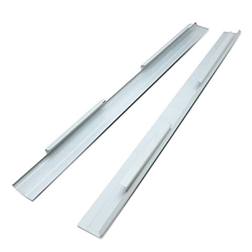 DNA Motoring ZTL-Y-0117 Pair 1/8 Inches Thick Steel Rocker Panel Replacement