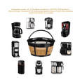 thumbnail image 5 of Filtro de Café Reutilizable, Filtros de Café de Cesta Filtro de Café de Repuesto de 8-12 Tazas con Fondo de de Acero Inoxidable, 5 of 5
