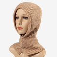 thumbnail image 4 of Ourdoor de punto cálido sombrero bufanda sólido Unisex invierno senderismo bufandas de lujo hombres mujeres elasticidad Foulard Yuyangstore Bufanda con capucha, 4 of 8