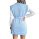 thumbnail image 4 of Moda mujer casual correas chaleco sin mangas suéter tejer vestido Fridja  hjkh501, 4 of 5