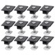thumbnail image 1 of Uxcell 12Pcs Abrazadera Media para Panel Solar, Abrazaderas Centrales de Panel Solar de Aluminio de 30mm, Sistema de Montaje de Riel Solar PV, Negro, 1 of 1